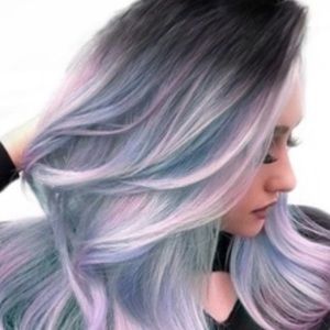 - 🦄UNICORN COLLECTION 24” OMBRÉ PASTEL LACE FRONT